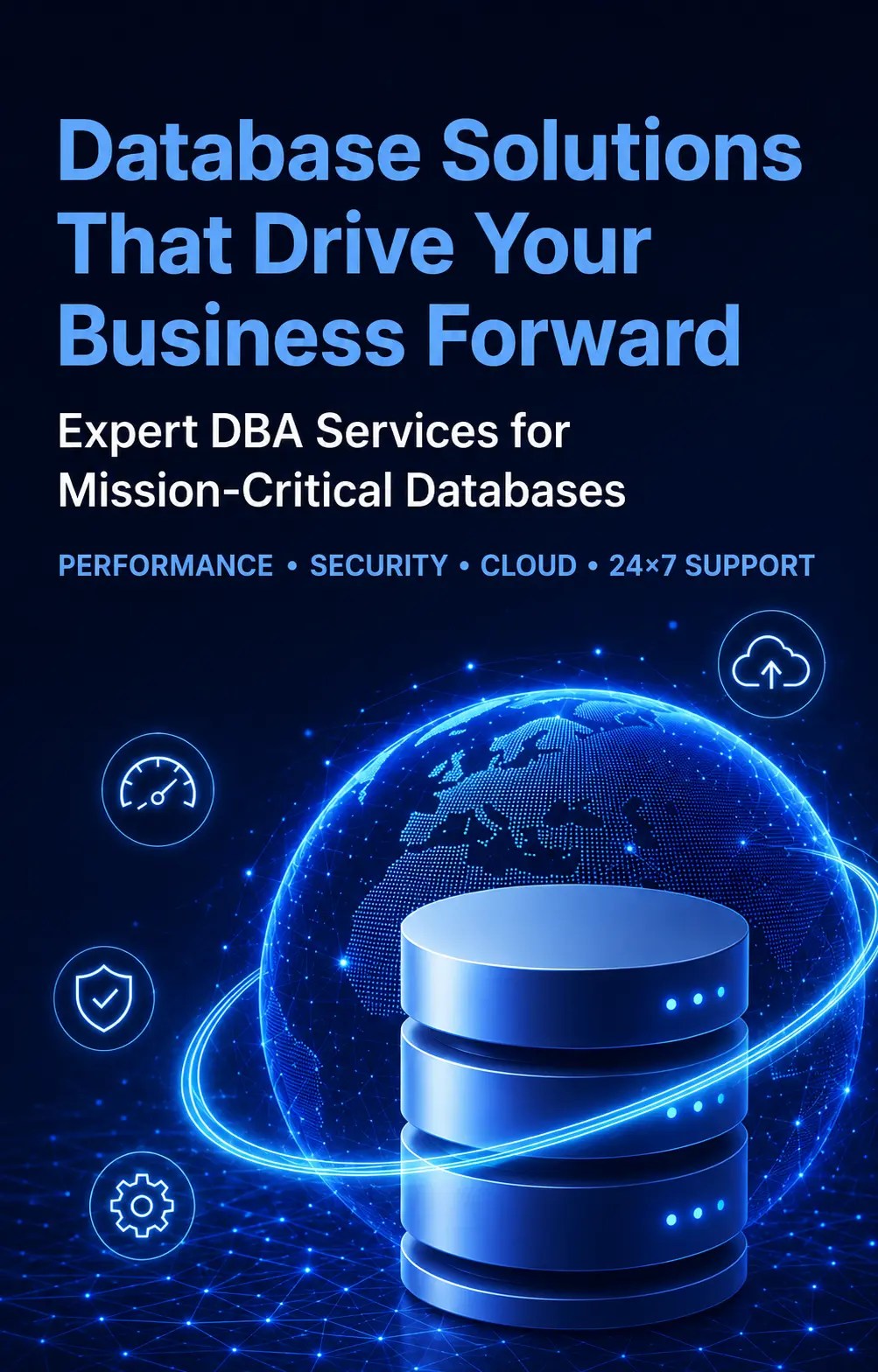 Professional database administration and cloud support by DBA Radius